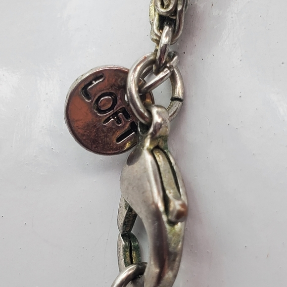 Loft tassel bushel‎ gold tone necklace N1426 - Picture 4 of 5